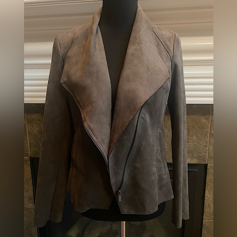 Kut from the Kloth Women's Faux Suede Blazer - Olive